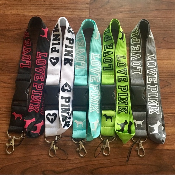 PINK Victoria's Secret Accessories - Custom Bundle of 5 Victoria's Secret PINK Lanyards